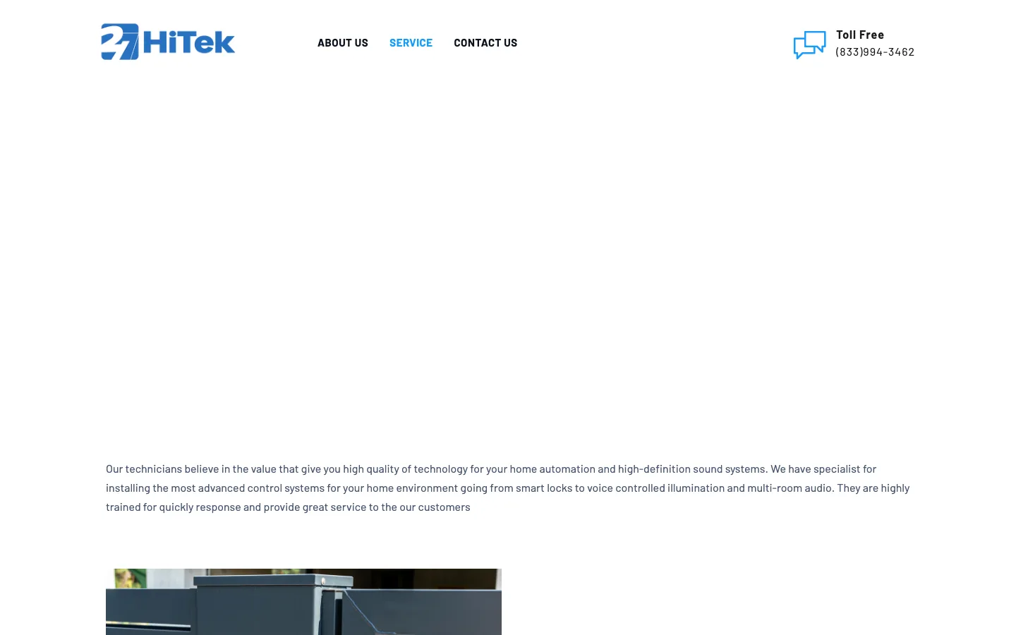 Service β Smart Home And Audio Systems