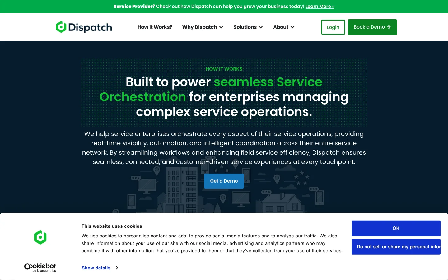 Dispatch "How it Works" page