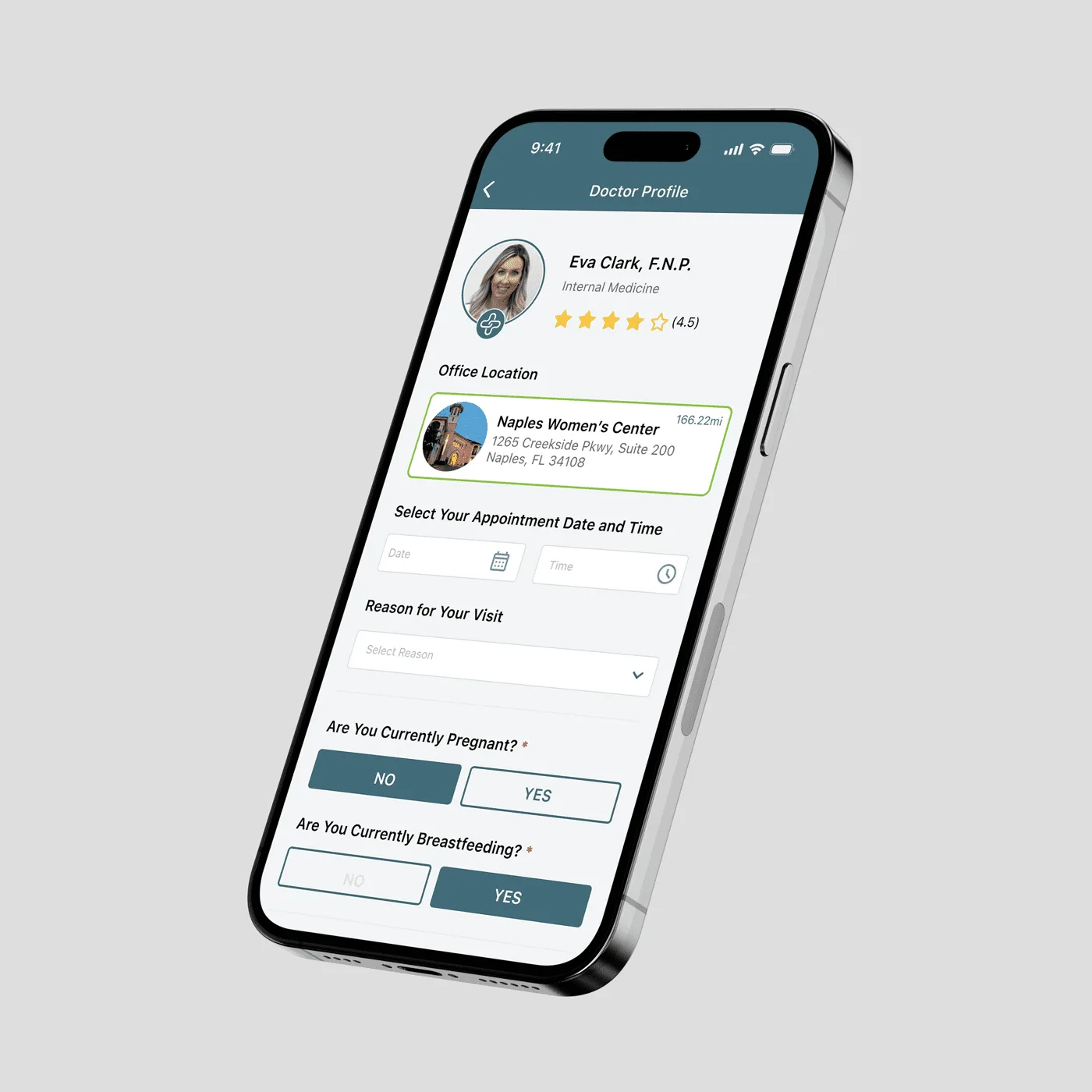 HealthLynked app mobile screen