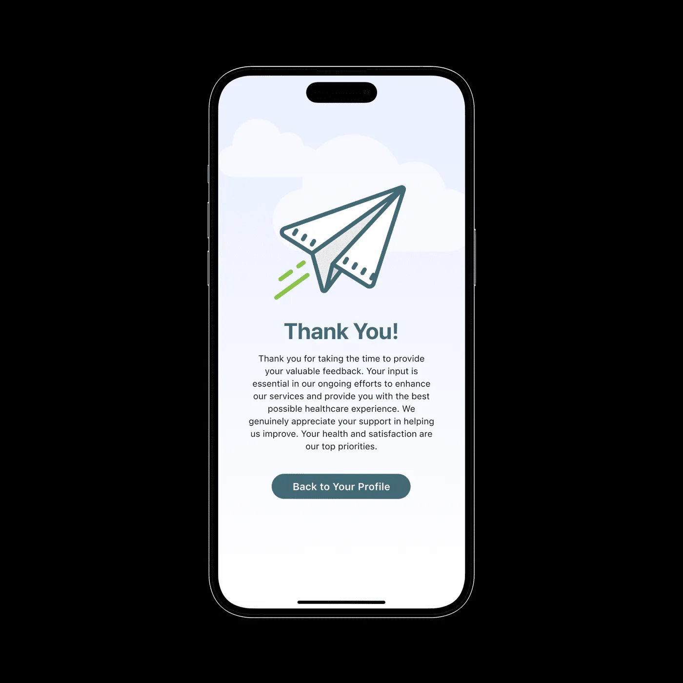 HealthLynked app mobile screen