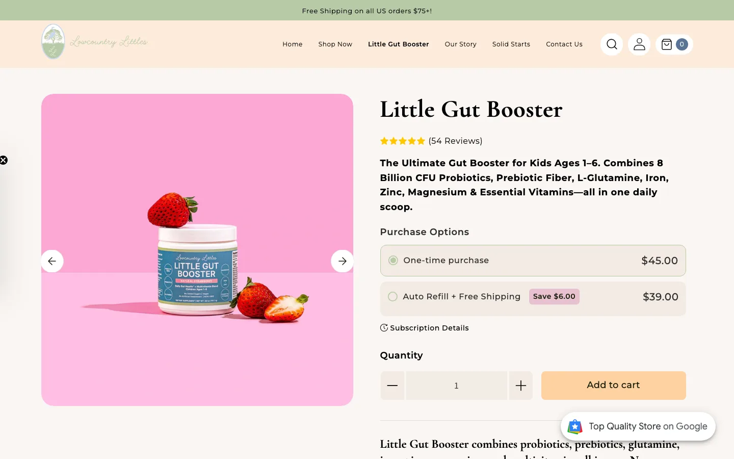 Products — Little Gut Booster